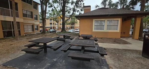 a view of outdoor space with porch and entertaining space