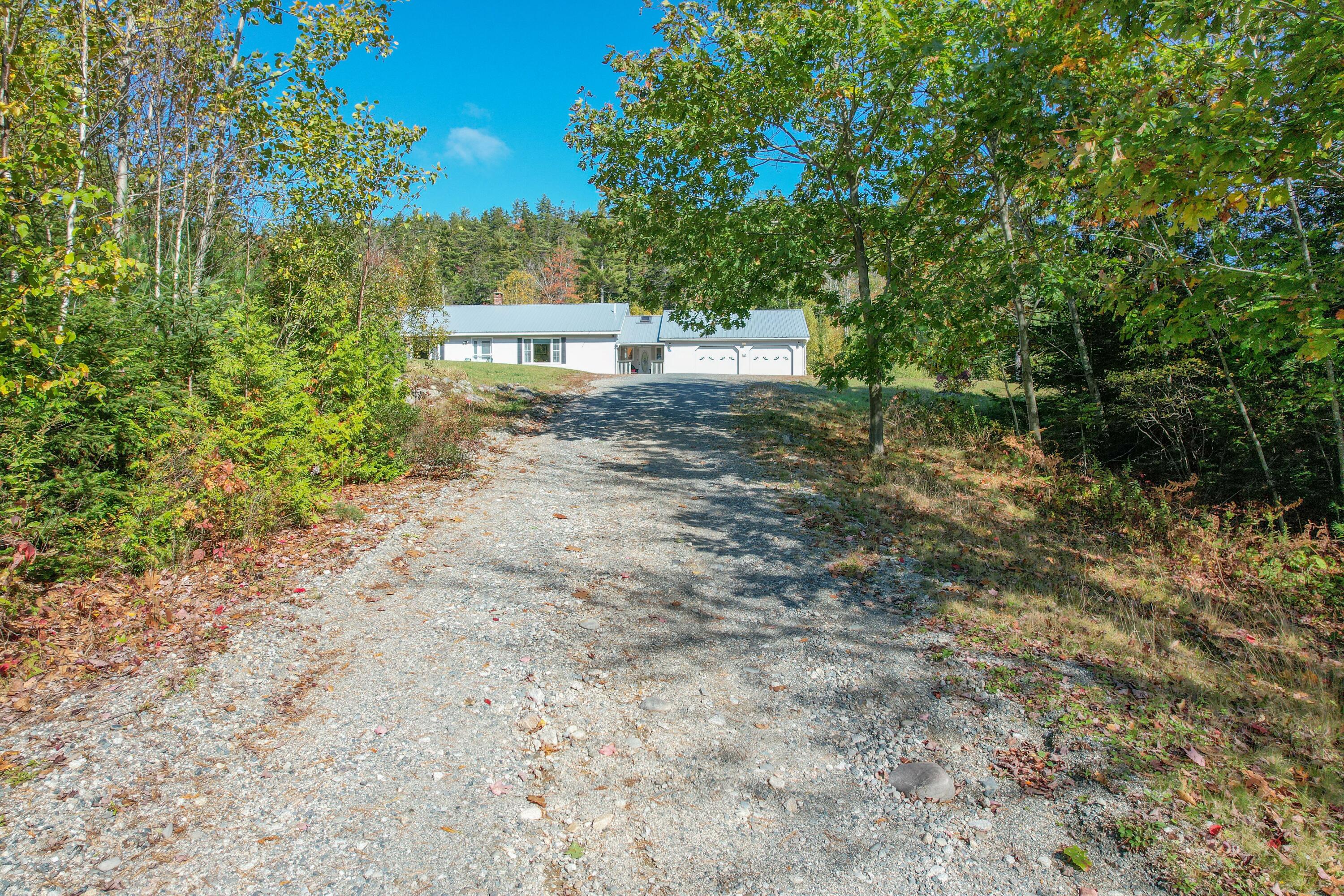 80 Tucker Mountain Road Sullivan, ME 04664 - Photo 56 of 60 View up main drive