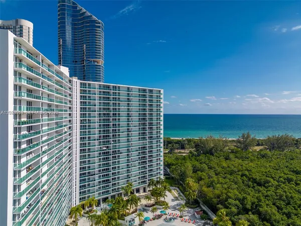 a view of balcony with ocean