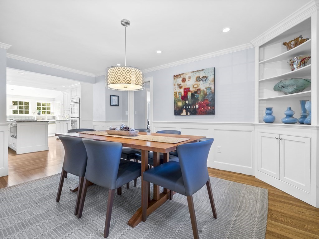 35 Lehigh Road Wellesley, MA 02482 - Photo 9 of 23 a view of a dining room with furniture window and wooden floor