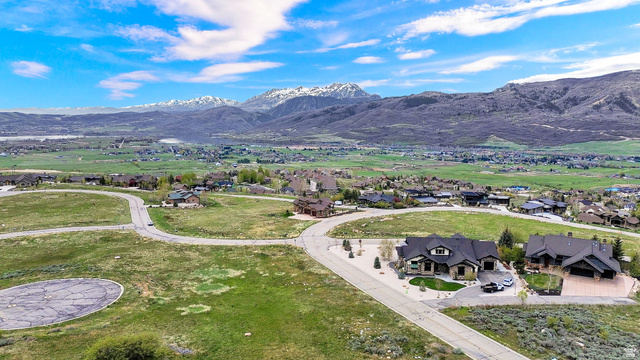 3722 Porcupine Ridge Drive, Unit 105 Eden, UT 84310 - Photo 22 of 22 Aerial view of residential area with a mountain backdrop