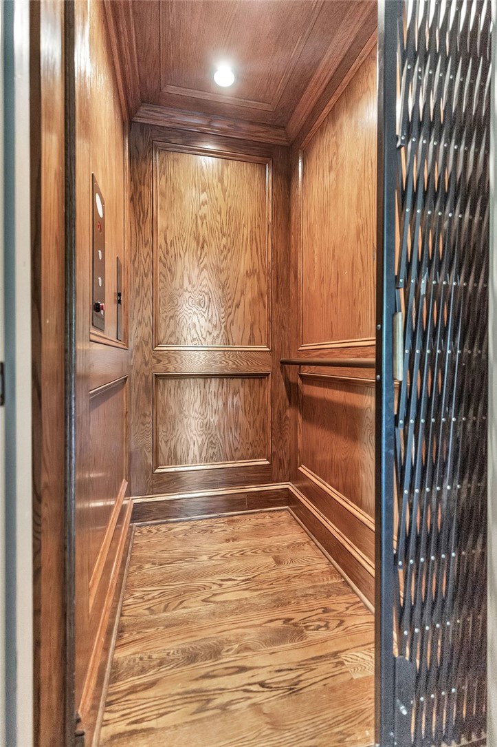 114 Willowbend Drive Anderson, SC 29621 - Photo 34 of 50 This elevator combines convenience and elegance, featuring classic wood paneling and robust hardwood flooring.