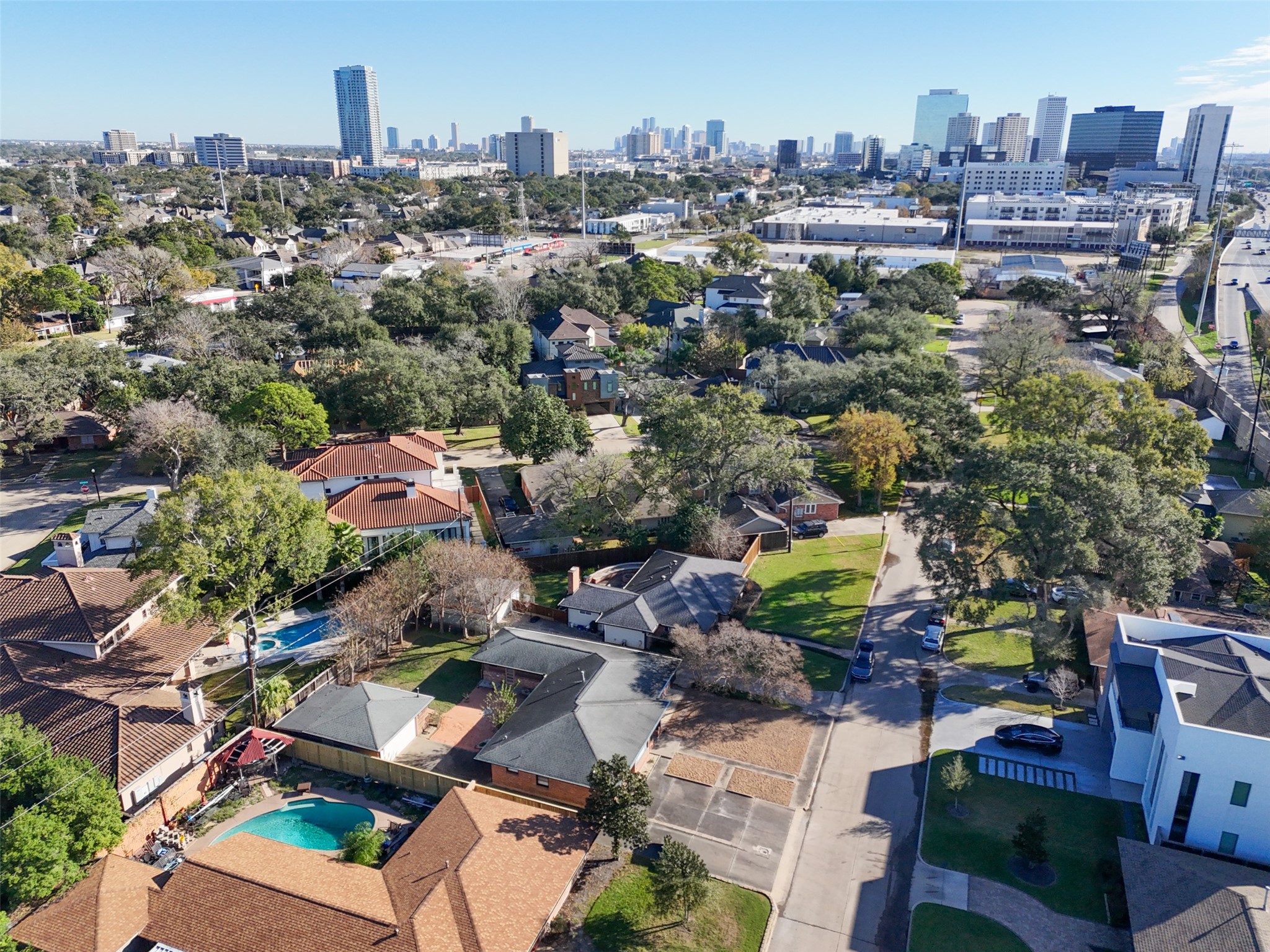 4614 Merwin Street Houston, TX 77027 - Photo 39 of 49 Aerial View 4