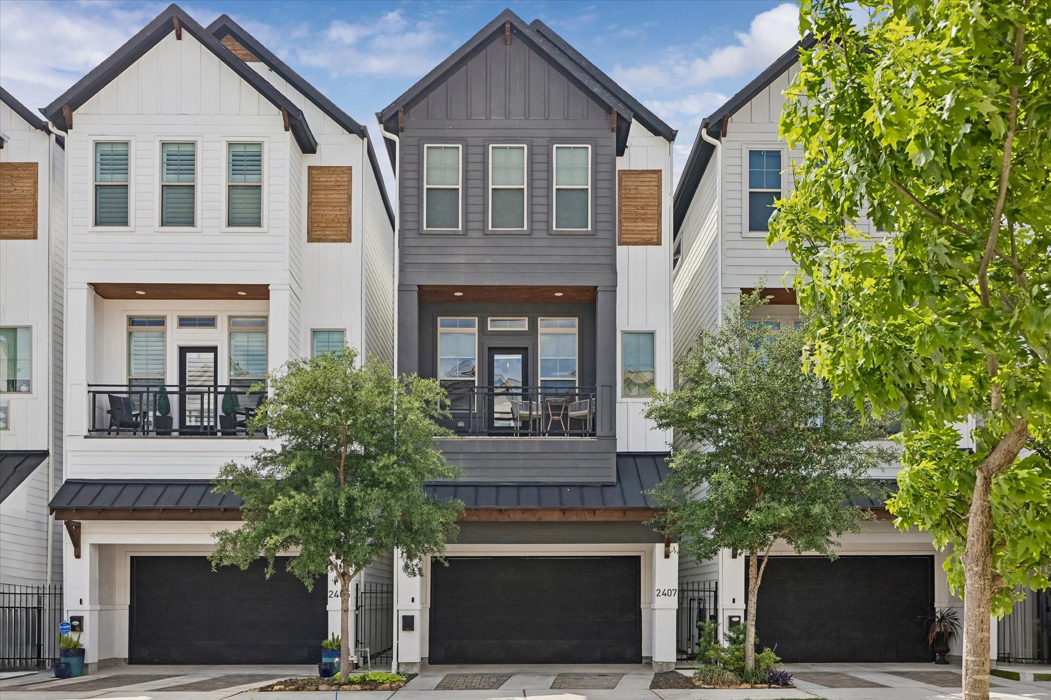 front view of house with a small yard
