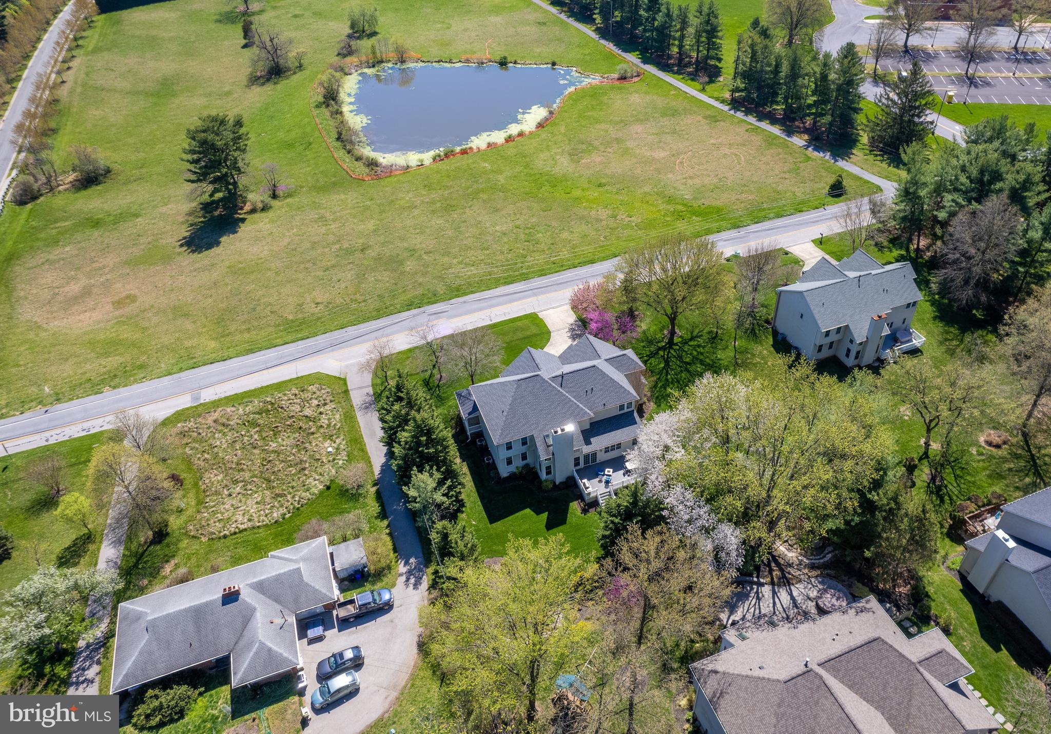 6490 South Trotter Road Clarksville, MD 21029 - Photo 56 of 57 Aerial from the Rear of the Home