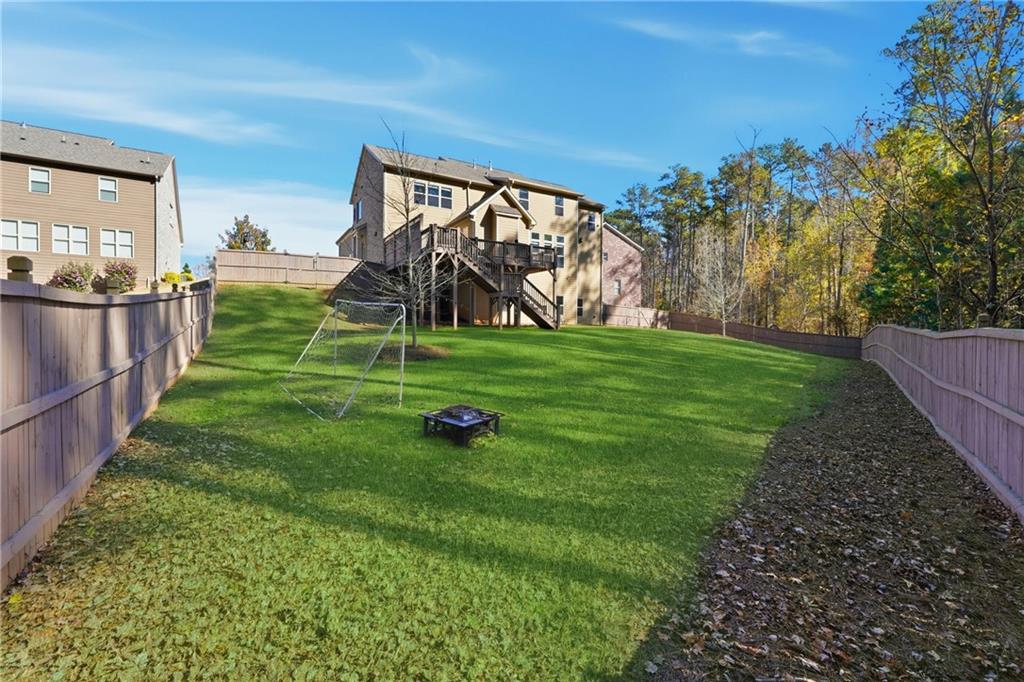 4409 Talisker Lane Acworth, GA 30101 - Photo 48 of 61 a view of a back yard