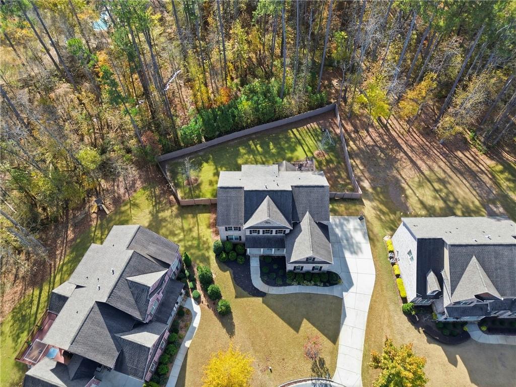 4409 Talisker Lane Acworth, GA 30101 - Photo 52 of 61 an aerial view of a house with swimming pool