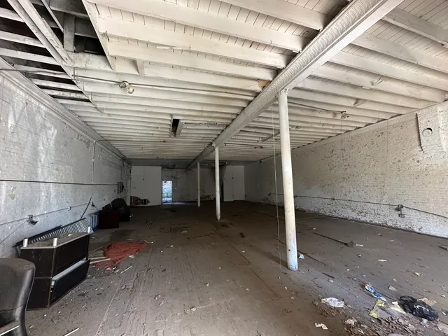 a view of a room with staircase