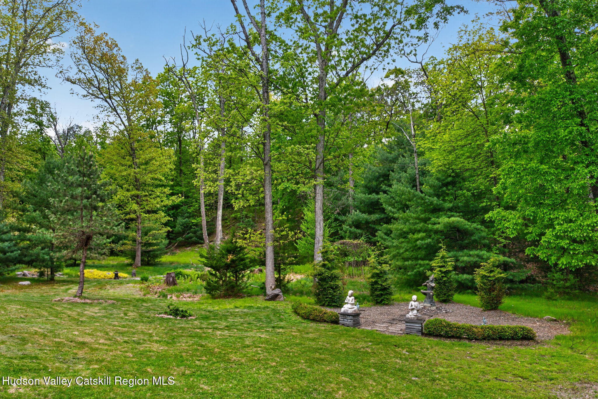 189 Bush Road Stone Ridge, NY 12484 - Photo 47 of 60 a garden with trees in the background