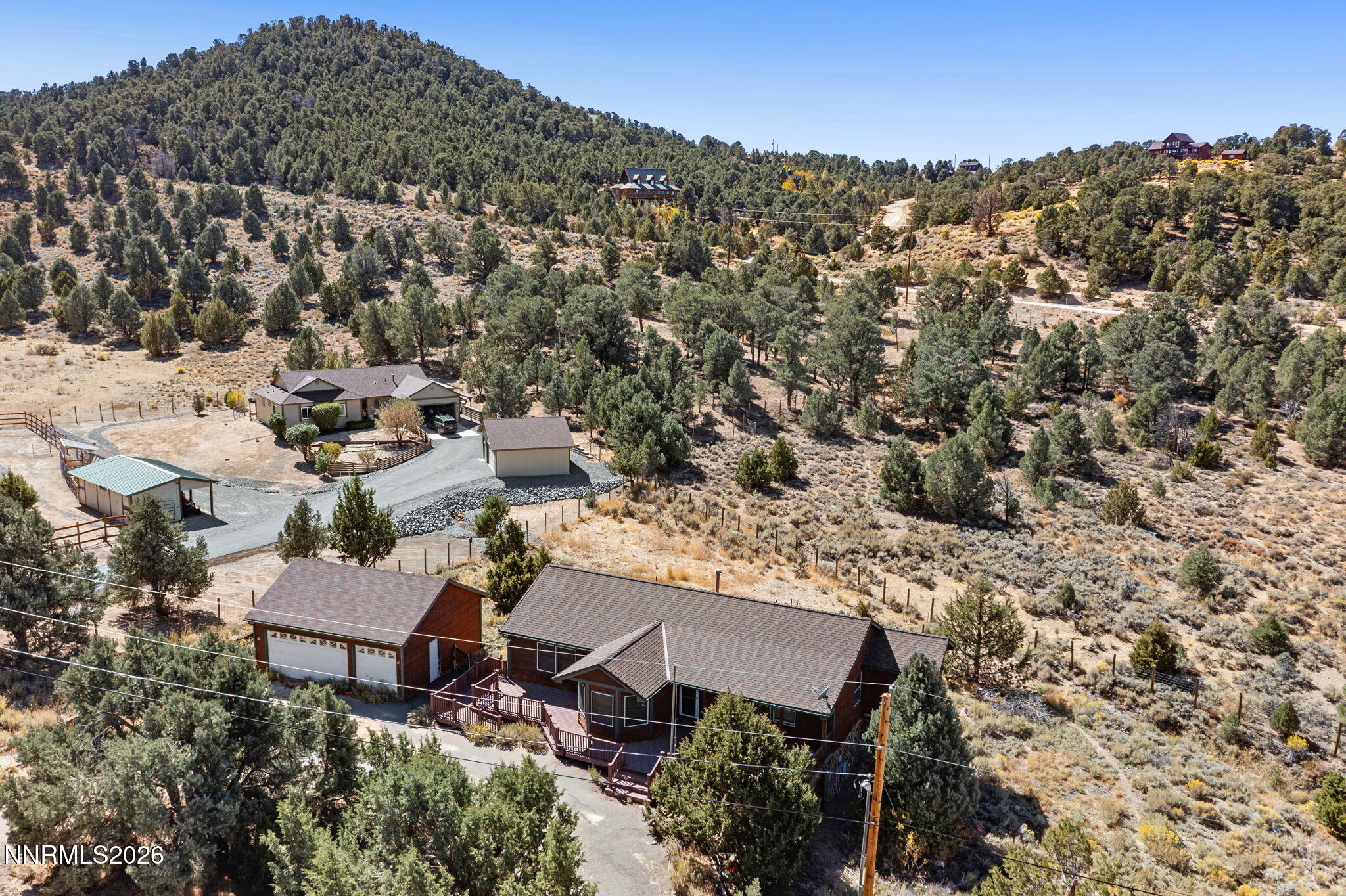 21361 Crestview Road Reno, NV 89521 - Photo 25 of 36 Aerial Neighborhood and Roads