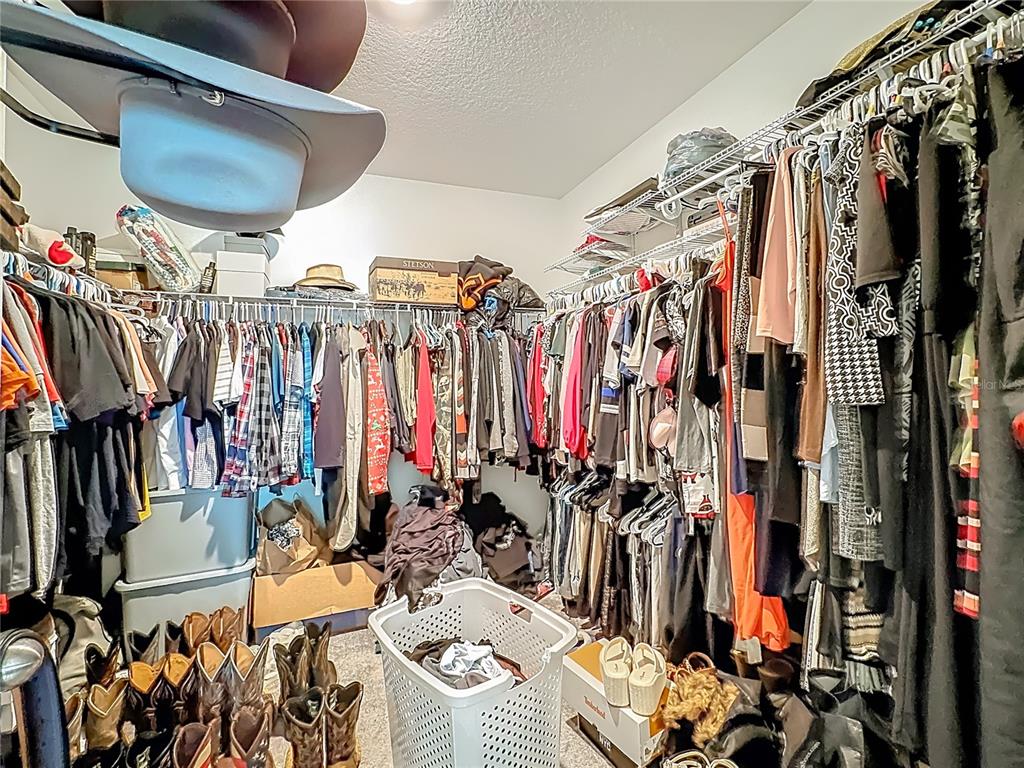 1511 Tiger Tooth Place Ruskin, FL 33570 - Photo 37 of 59 a view of walk in closet with clothes