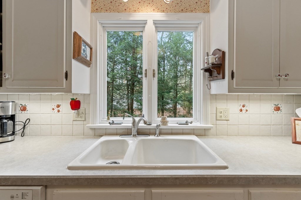 1 Conifer Drive Wilbraham, MA 01095 - Photo 12 of 42 a kitchen sink with a potted plant on the counter top