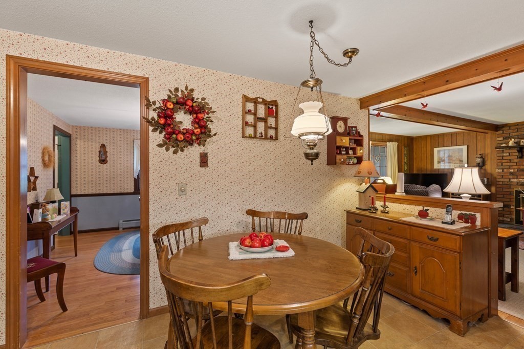 1 Conifer Drive Wilbraham, MA 01095 - Photo 15 of 42 a view of a dining room with furniture and wooden floor