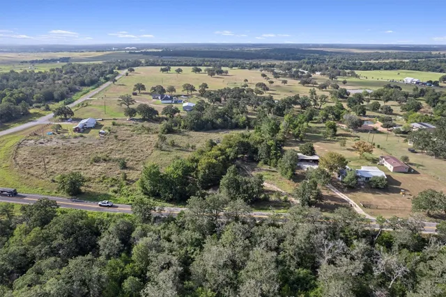 an aerial view of residential building with outdoor space