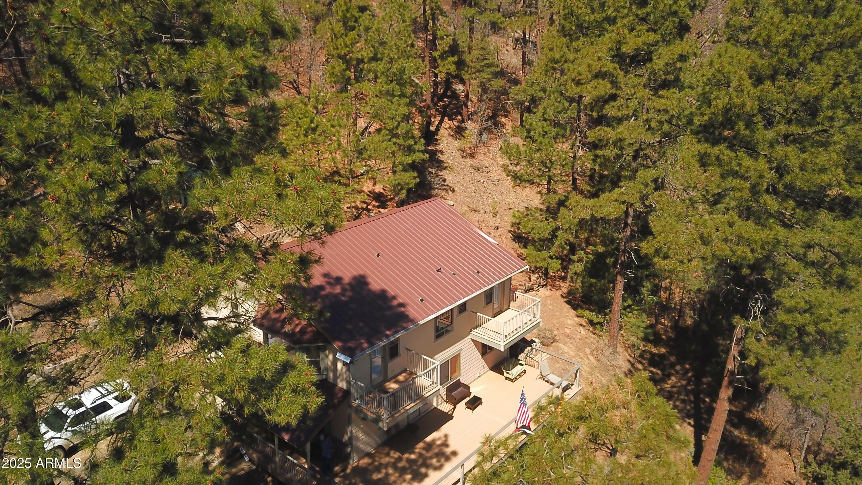 24930 South Horsethief Basin Road Crown King, AZ 86343 - Photo 27 of 57 Drone view