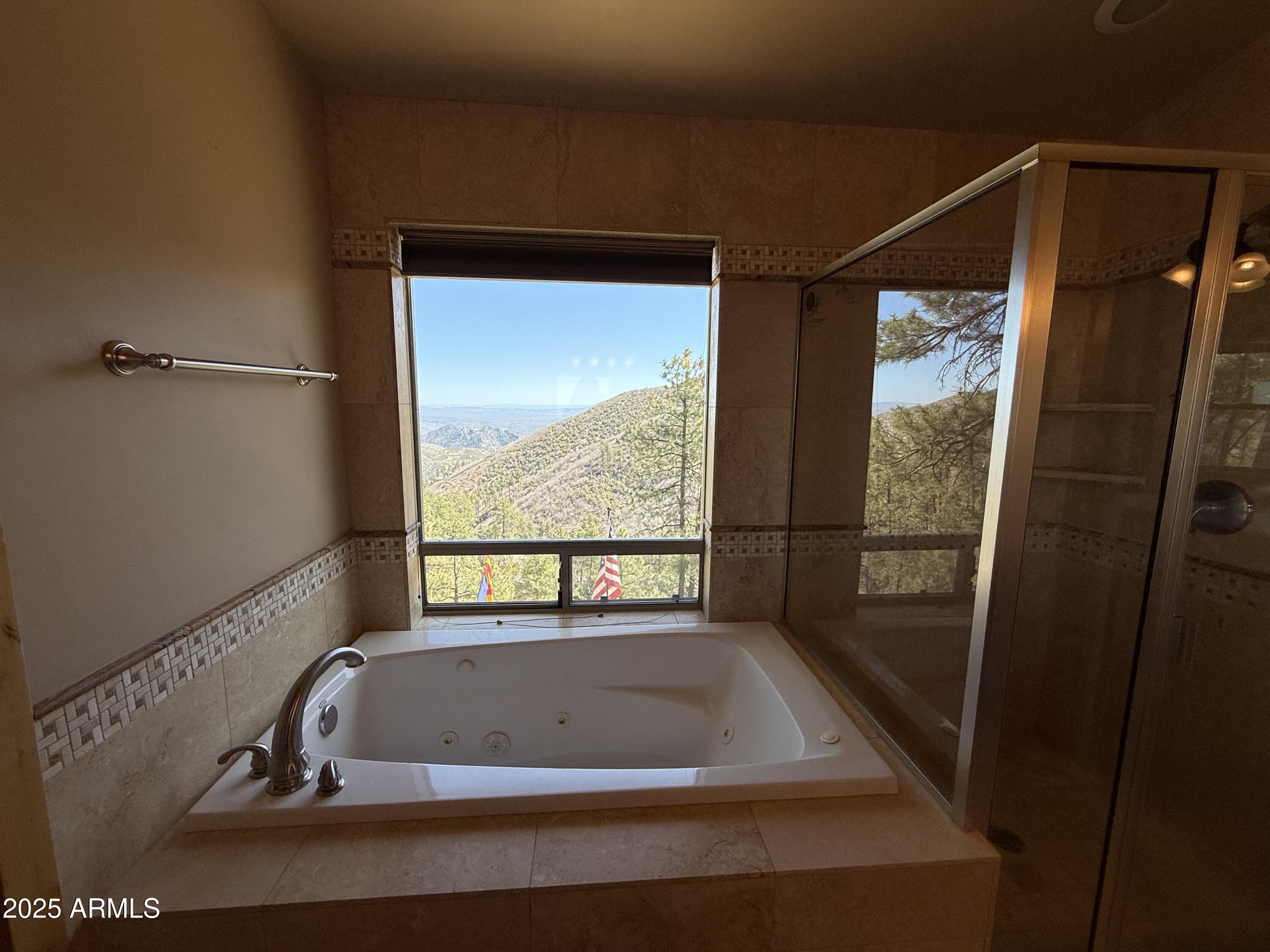 24930 South Horsethief Basin Road Crown King, AZ 86343 - Photo 41 of 57 Views from the bathtub