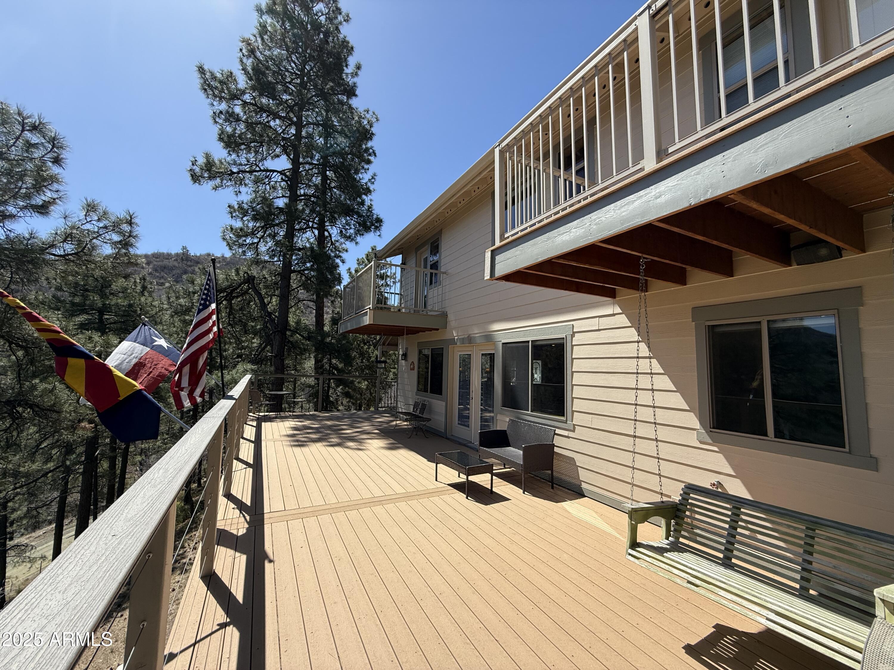24930 South Horsethief Basin Road Crown King, AZ 86343 - Photo 45 of 57 Wrap around deck