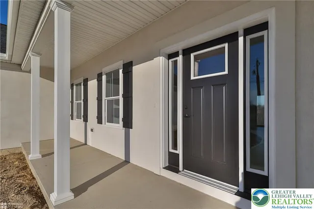 a view of front door