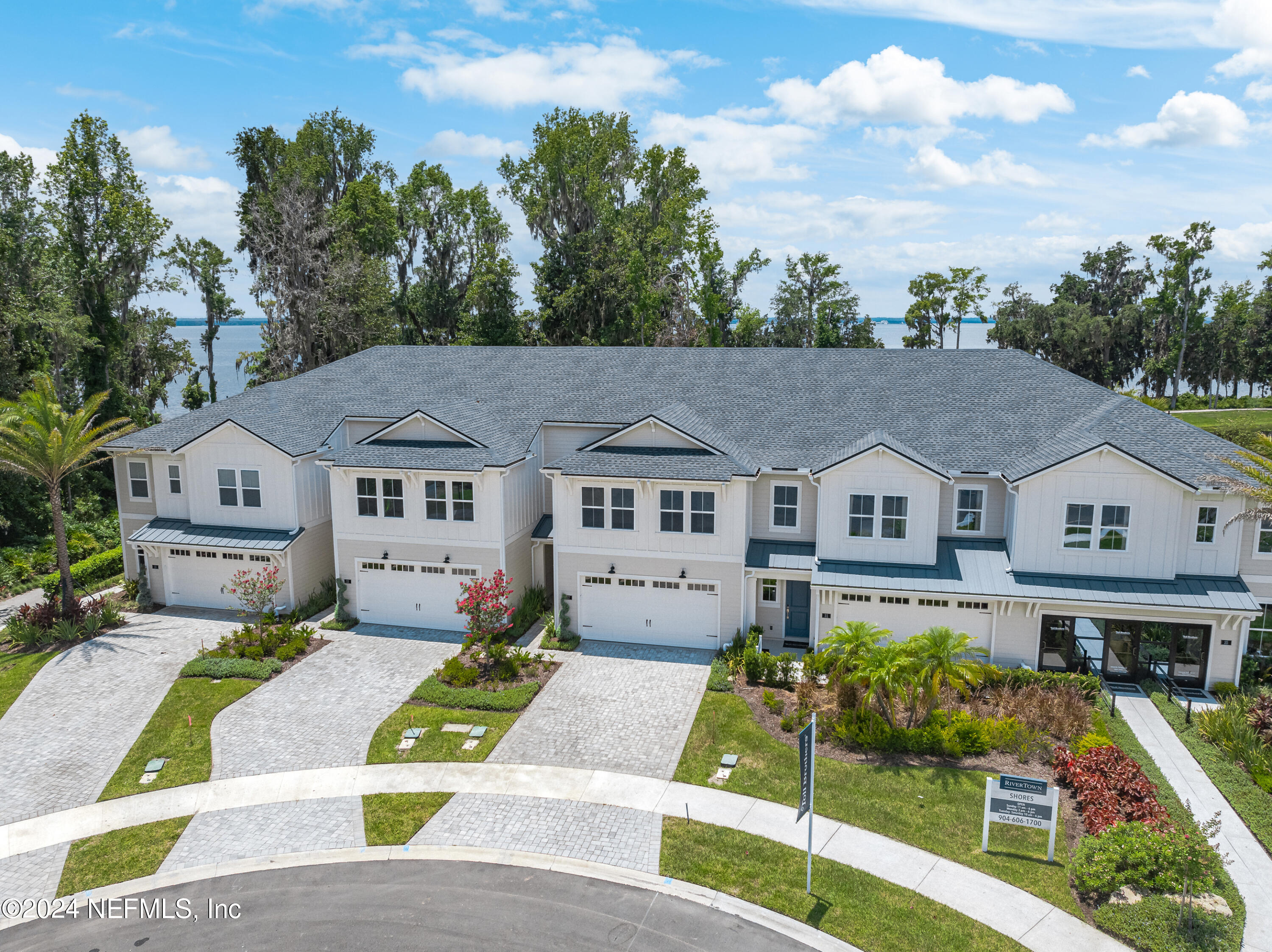 27 Oak Pk Drive St. Johns, FL 32259 - Photo 1 of 71 a aerial view of a house next to a big yard and large trees