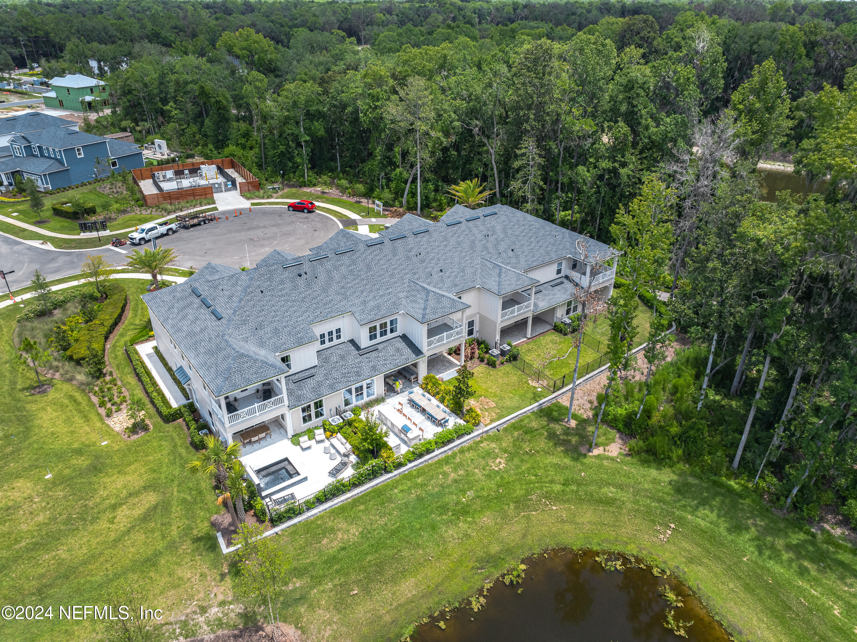 27 Oak Pk Drive St. Johns, FL 32259 - Photo 57 of 71 an aerial view of a house with a yard basket ball court and outdoor seating