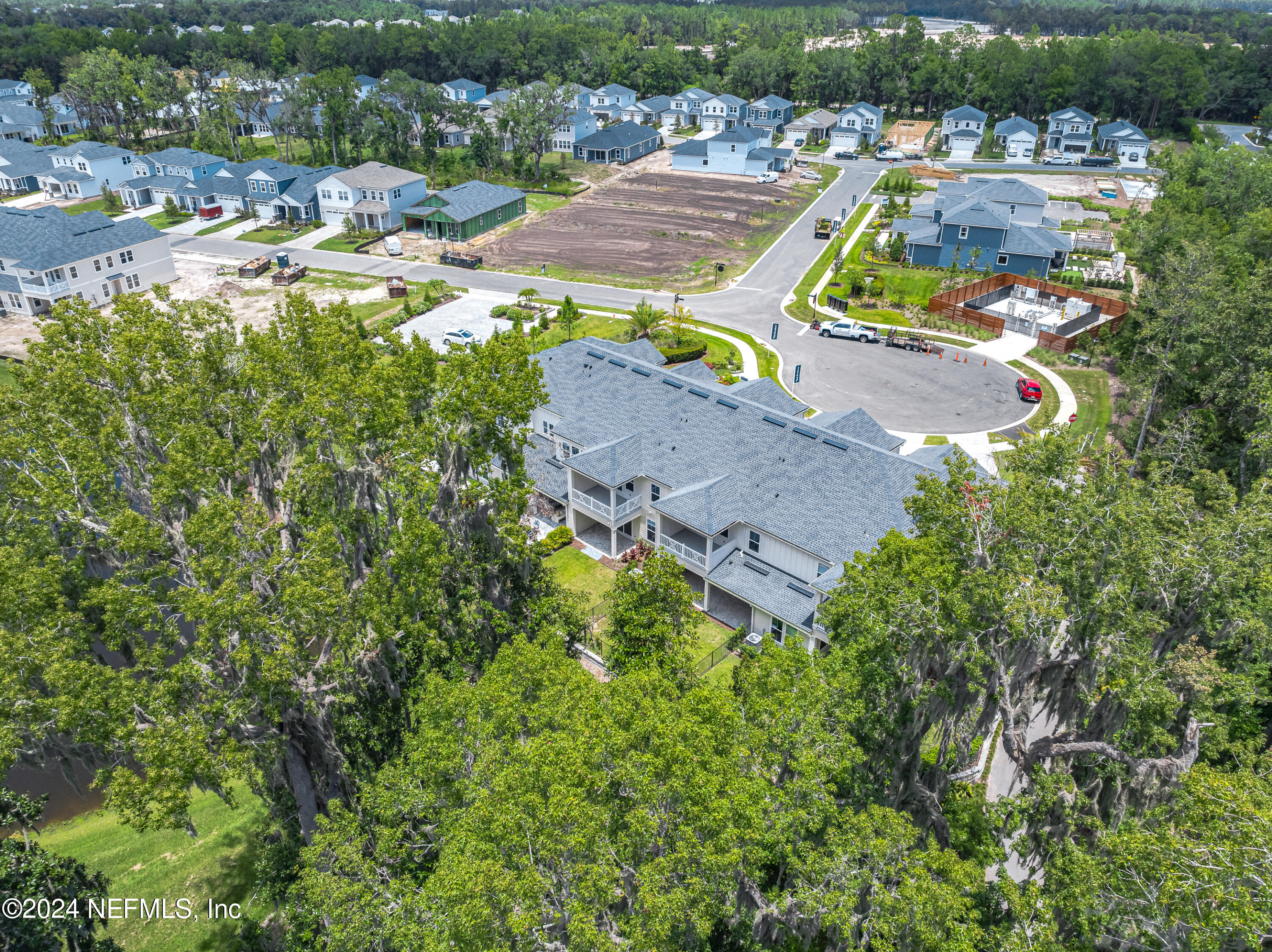 27 Oak Pk Drive St. Johns, FL 32259 - Photo 58 of 71 an aerial view of residential houses with outdoor space and swimming pool