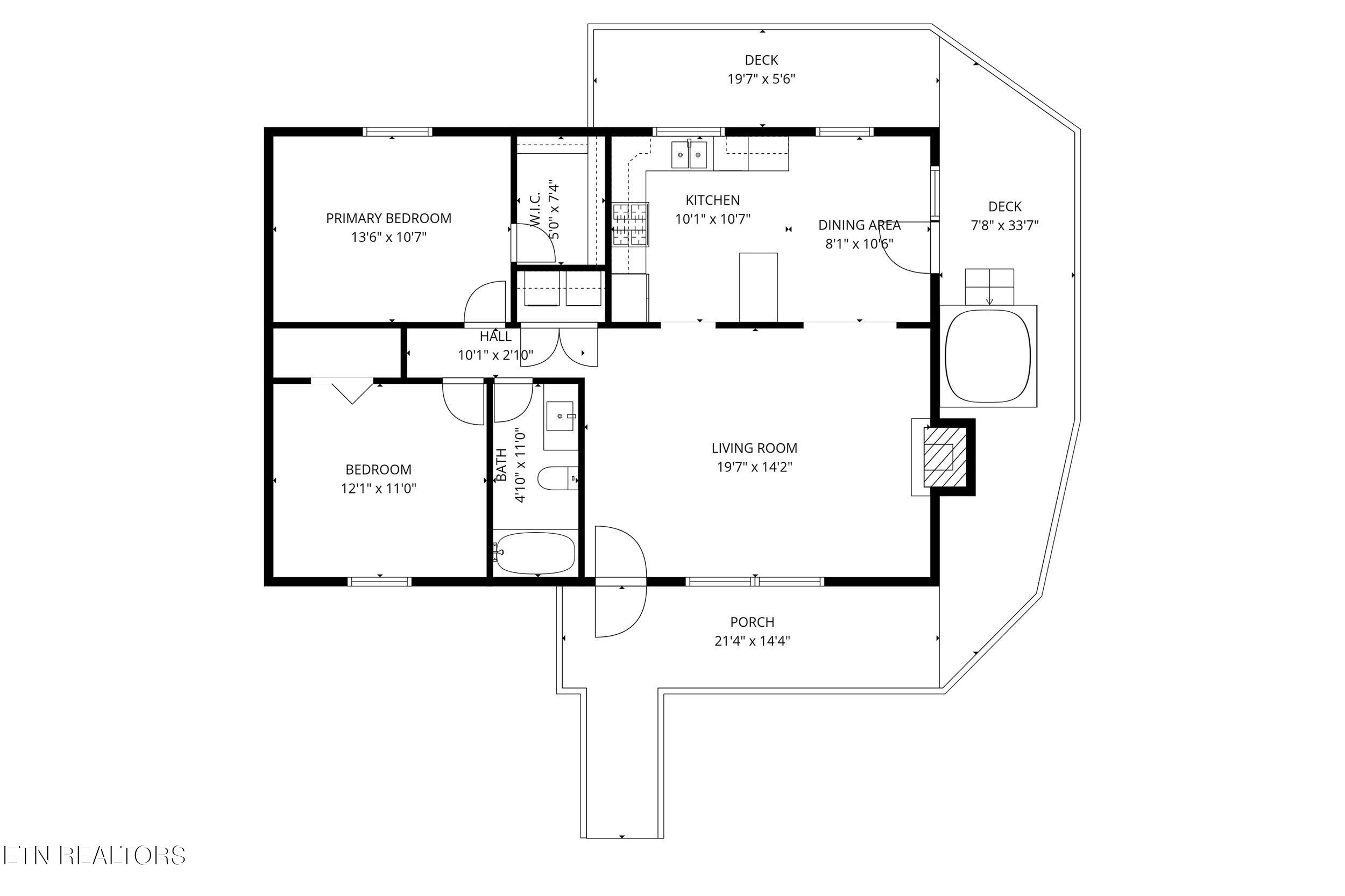 1944 Anderson Way Sevierville, TN 37876 - Photo 24 of 24 Floor Plan