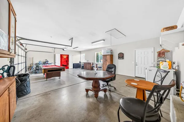 a view of a city with mountains in the background