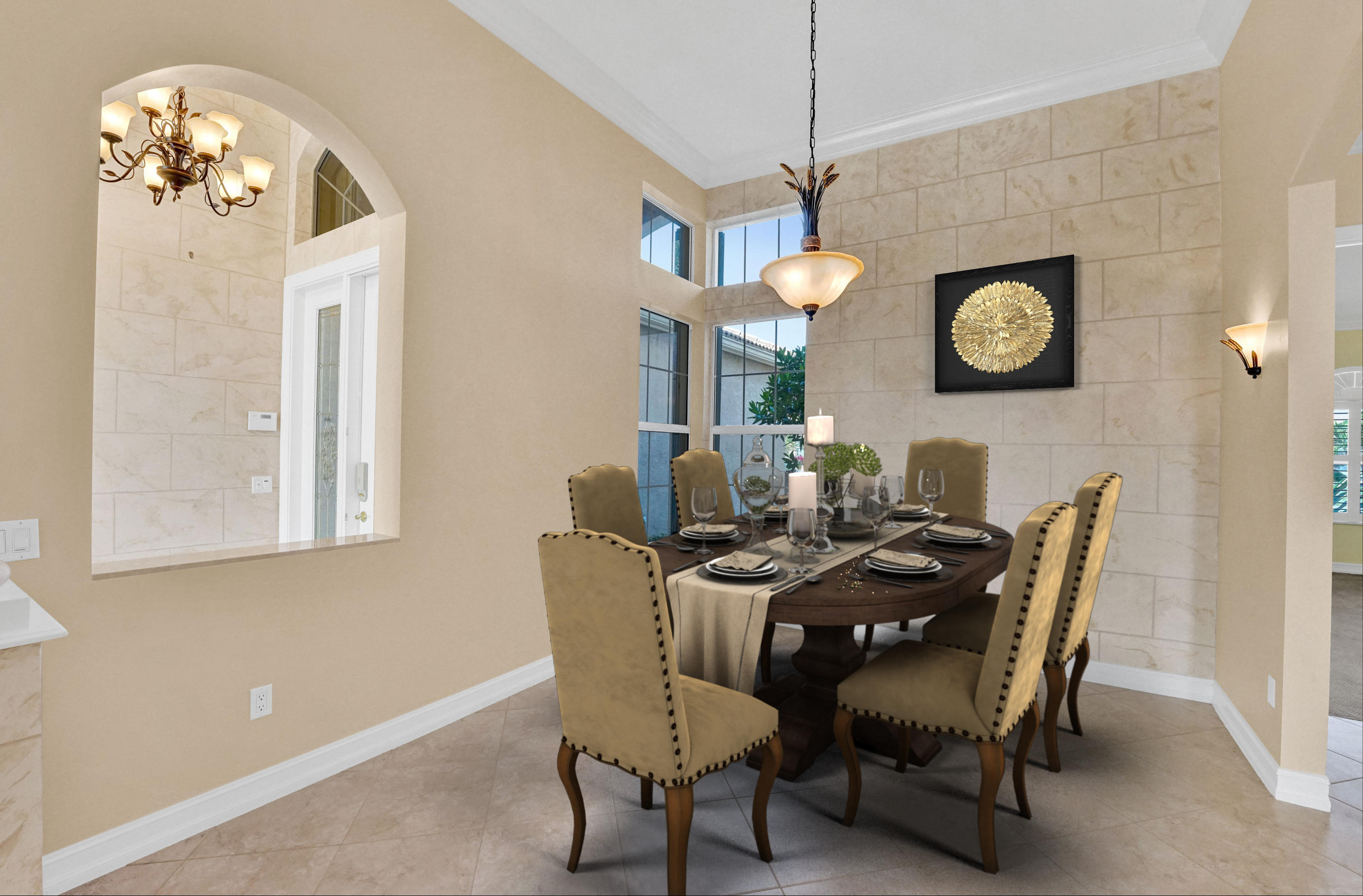 10720 Whitewind Circle Boynton Beach, FL 33473 - Photo 14 of 35 Staged Dining Room