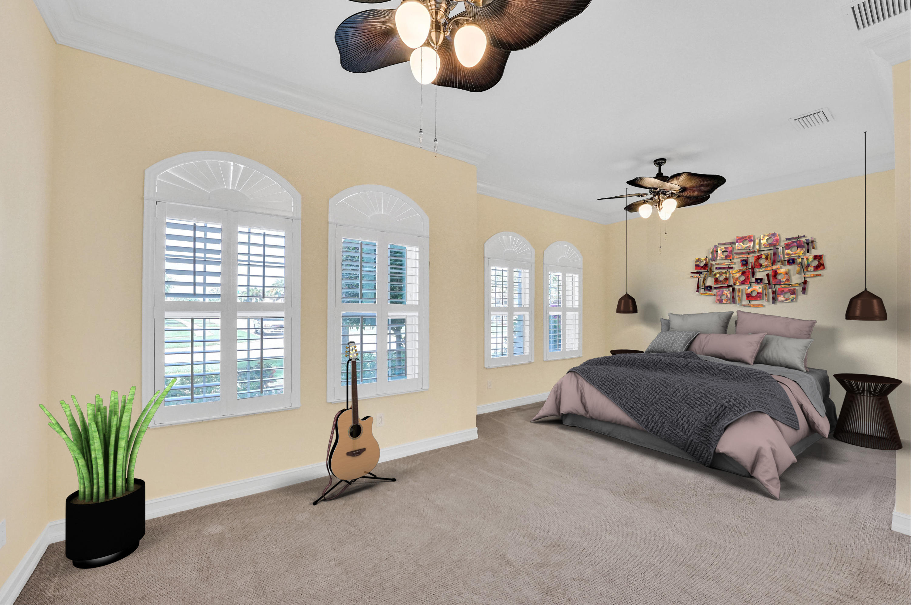 10720 Whitewind Circle Boynton Beach, FL 33473 - Photo 18 of 35 Staged Master Bedroom B