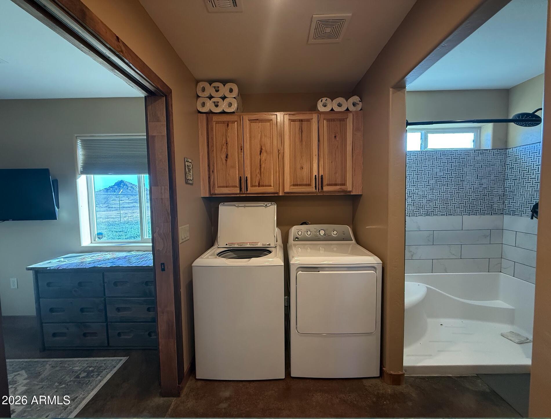 35723 South Amalia Road Eloy, AZ 85131 - Photo 15 of 34 a view of bathroom with washer and dryer