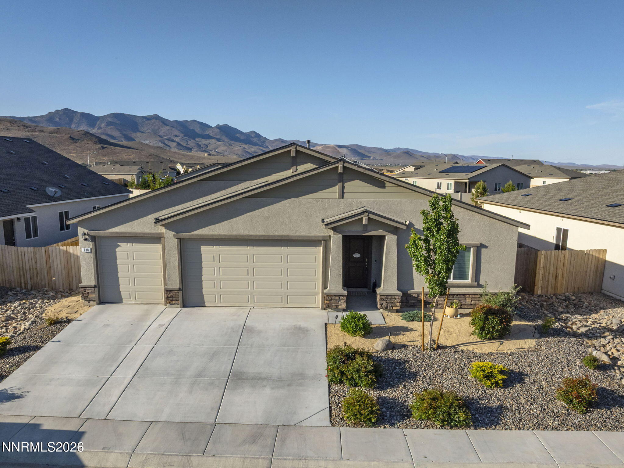738 Butte Creek Road Dayton, NV 89403 - Photo 25 of 28 a front view of a house with porch