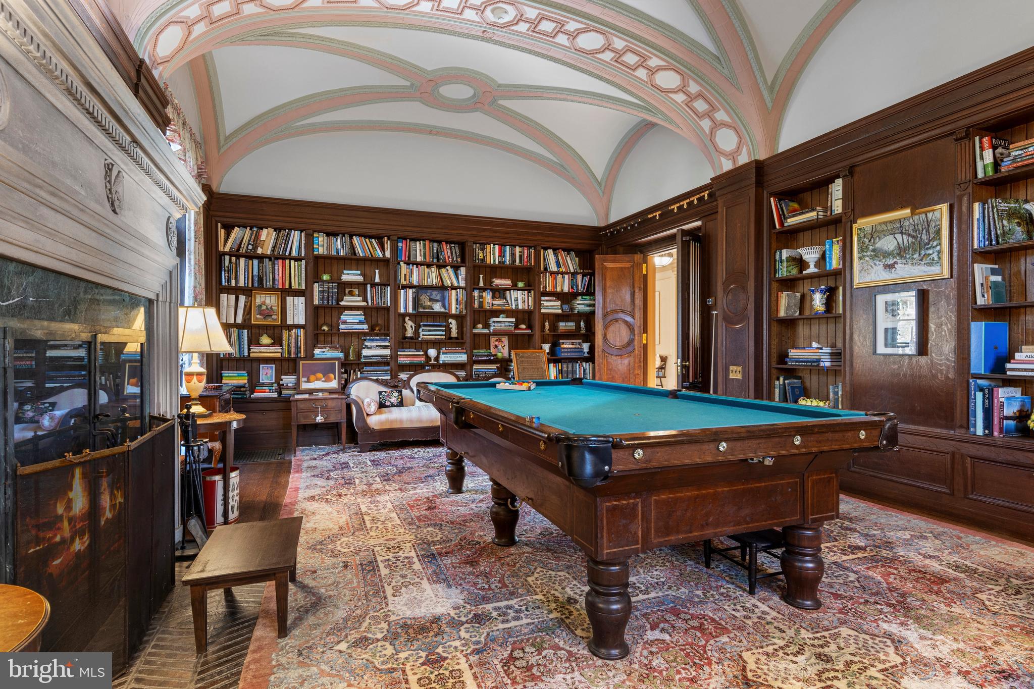 745 Newtown Road Villanova, PA 19085 - Photo 4 of 29 Library & Billiard Room