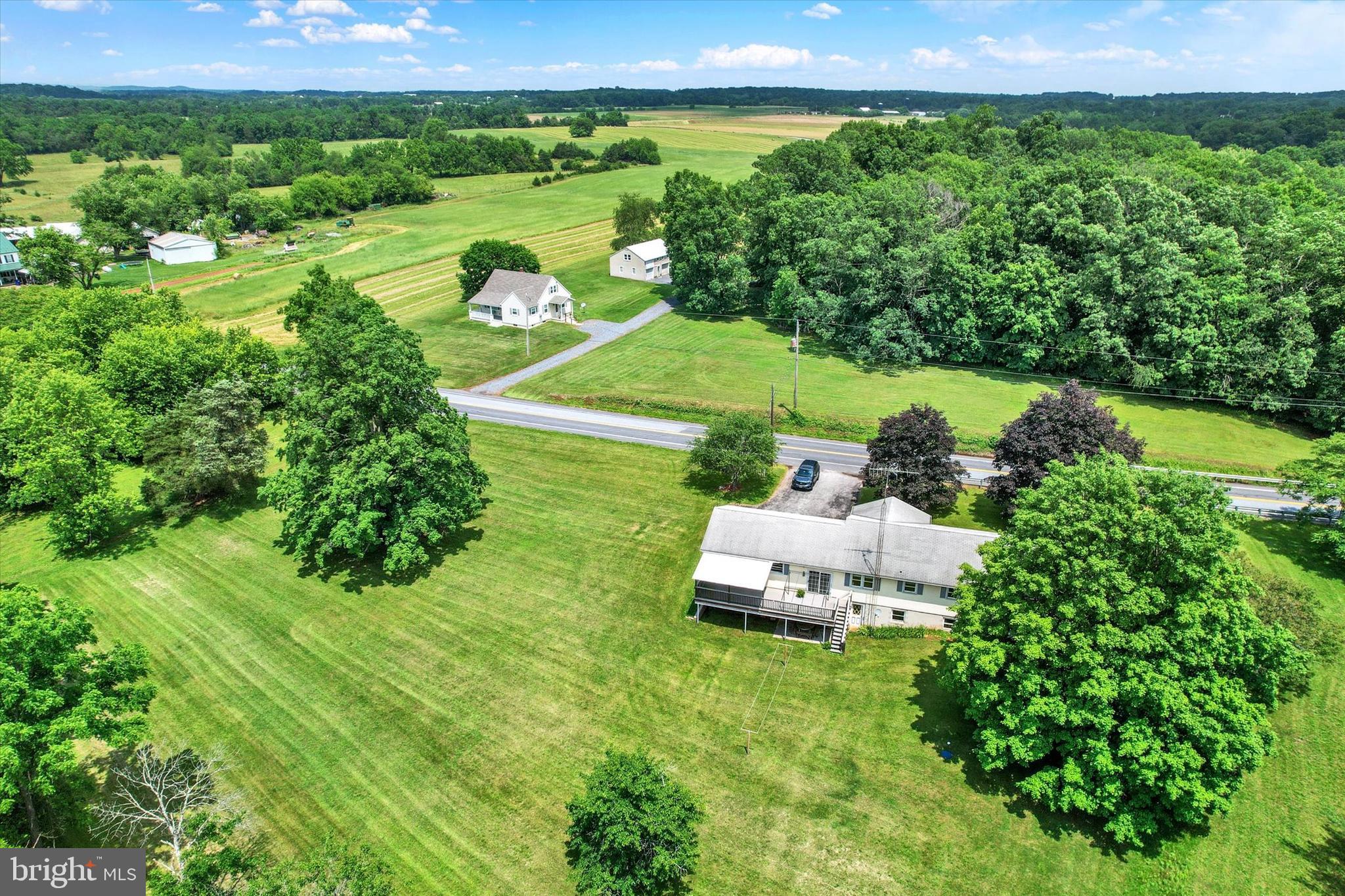 3231 Taneytown Road Gettysburg, PA 17325 - Photo 6 of 36 an aerial view of a house with a yard