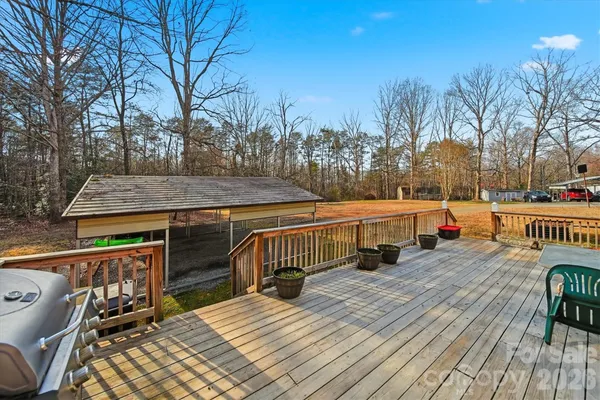 a view of outdoor space with seating space
