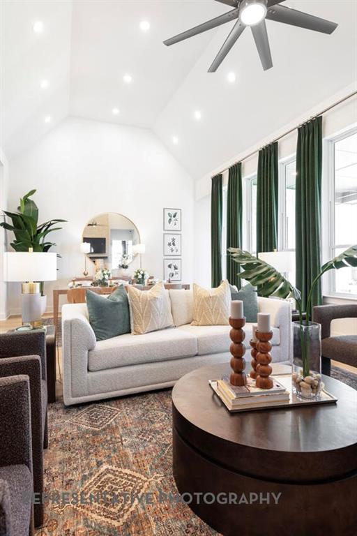 2907 Messenger Street Forney, TX 75126 - Photo 13 of 40 a living room with furniture and a large window
