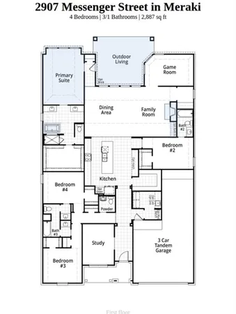 $539,315 | 2907 Messenger Street, Forney, TX 75126