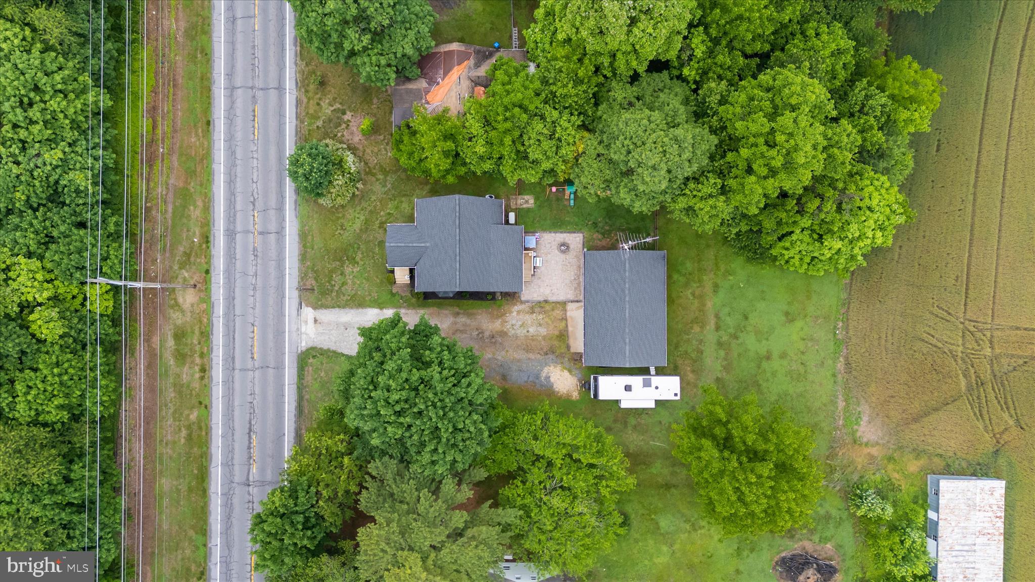11994 Cordova Road Cordova, MD 21625 - Photo 48 of 57 an aerial view of a house with a yard