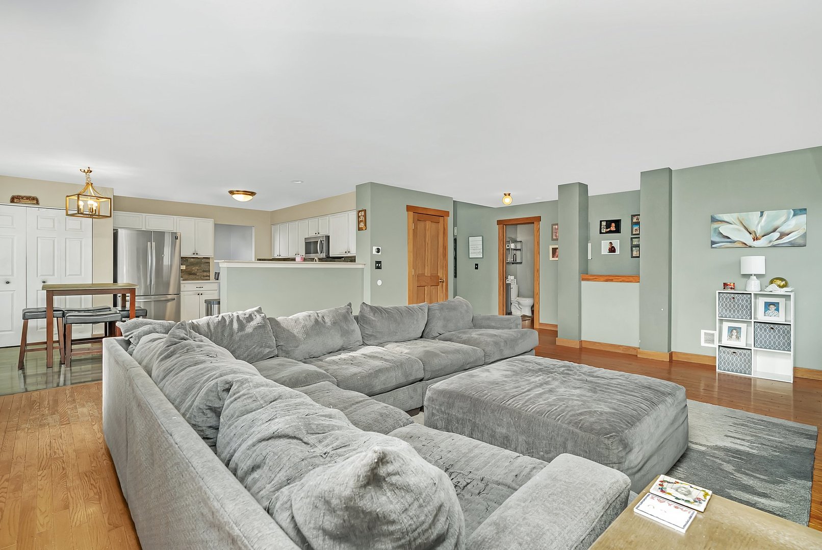 27039 West Hemlock Road Channahon, IL 60410 - Photo 8 of 41 a living room with furniture and wooden floor