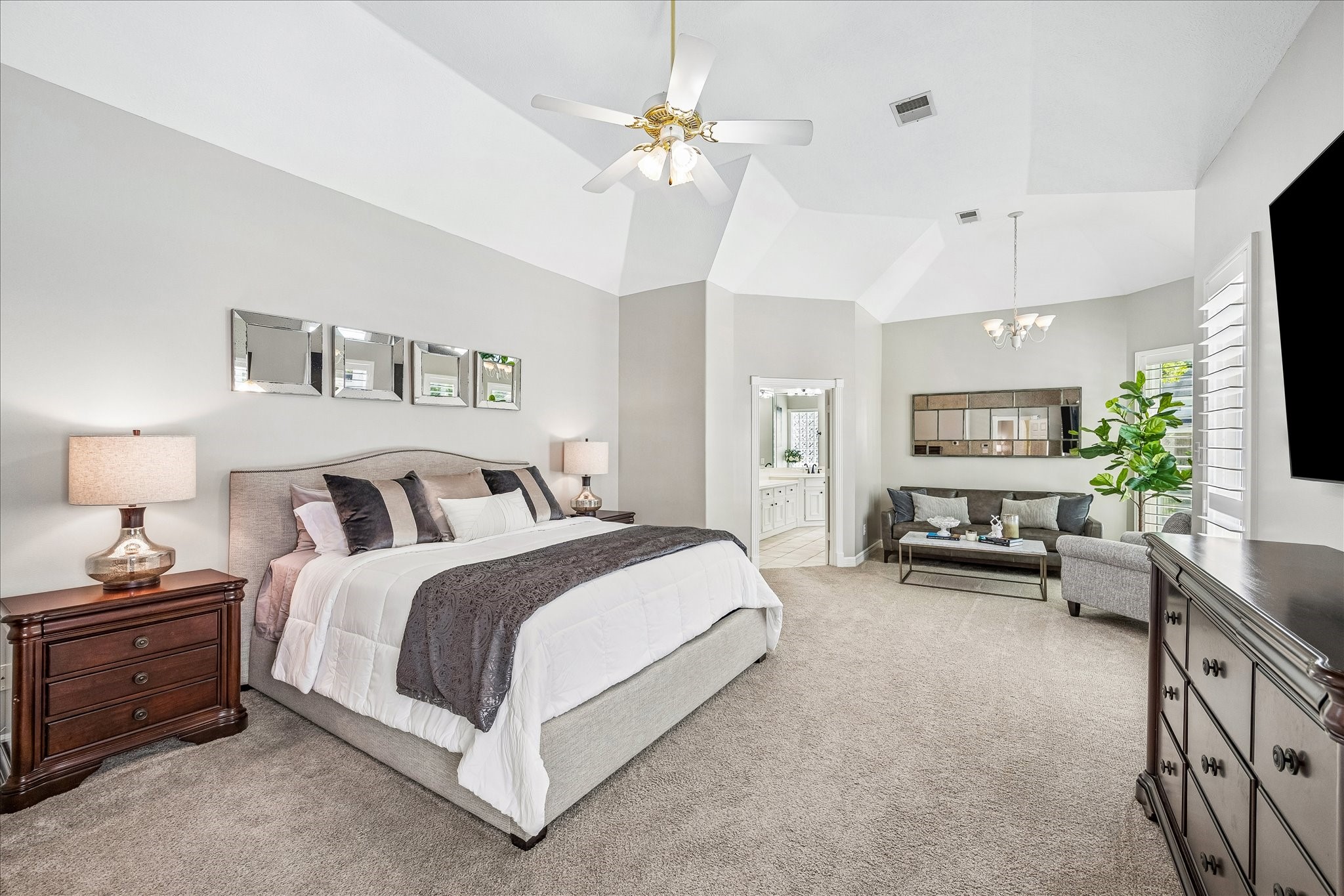 16407 Emilia Court Spring, TX 77379 - Photo 2 of 35 Super sized primary bedroom with large sitting area and primo primary bath too!