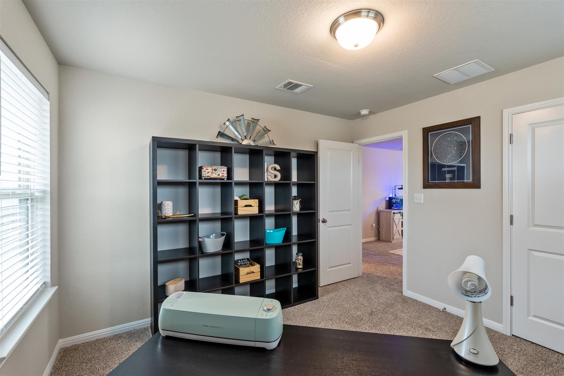 331 Mountain Valley Street Georgetown, TX 78628 - Photo 26 of 40 Bedroom 3 can be flexible as an office/study or craft room with plenty of closet space