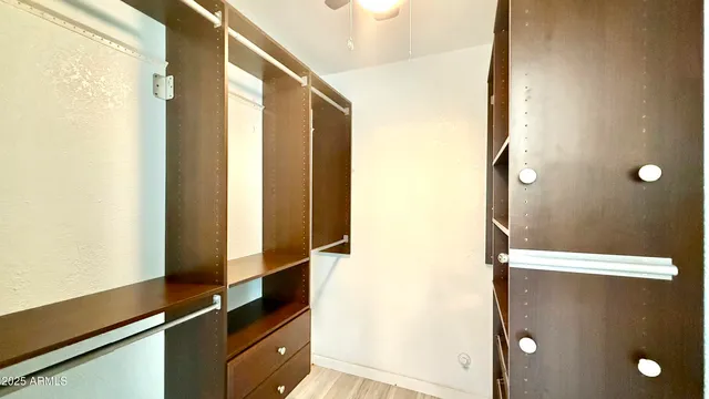 a view of walk in closet