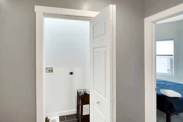 a view of front door