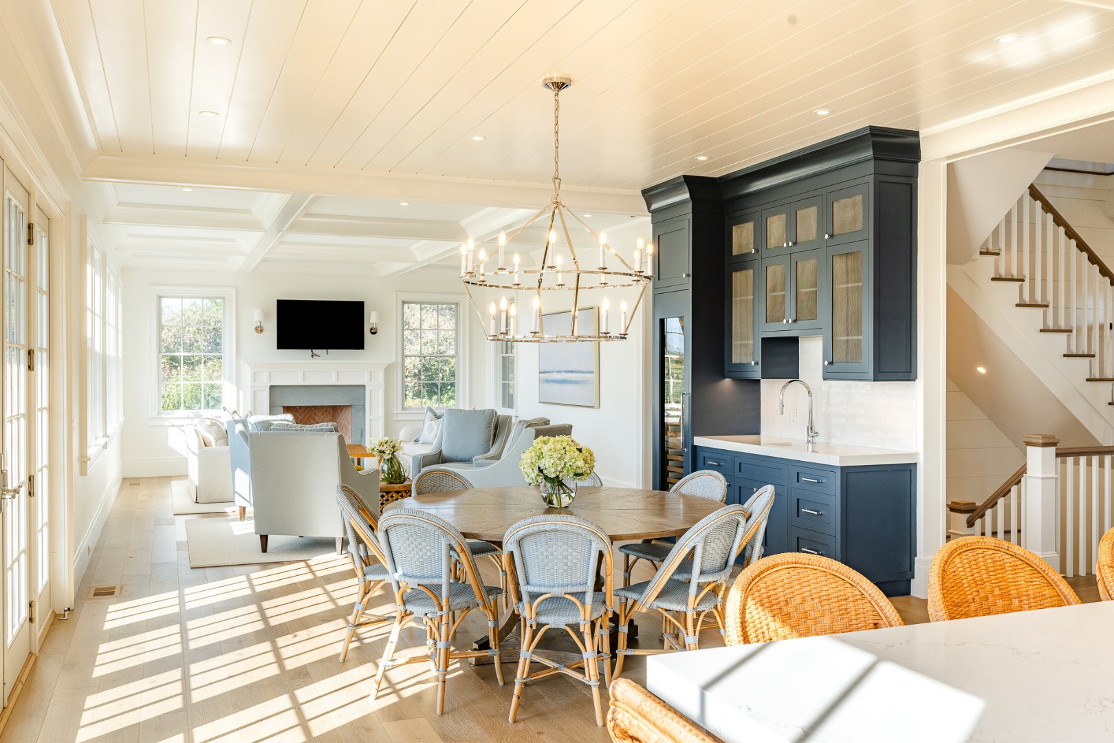 3 Westerwick Drive Nantucket, MA 02554 - Photo 6 of 49 a view of a dining room with furniture wooden floor and chandelier