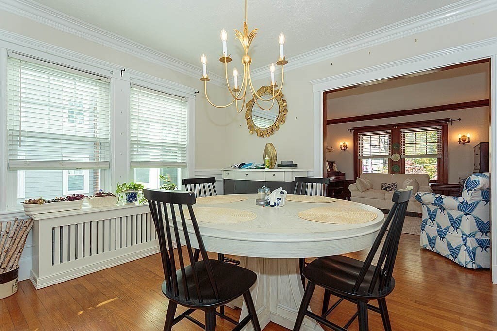 15 Fairfax Road Milton, MA 02186 - Photo 31 of 37 a view of a dining room with furniture window and wooden floor
