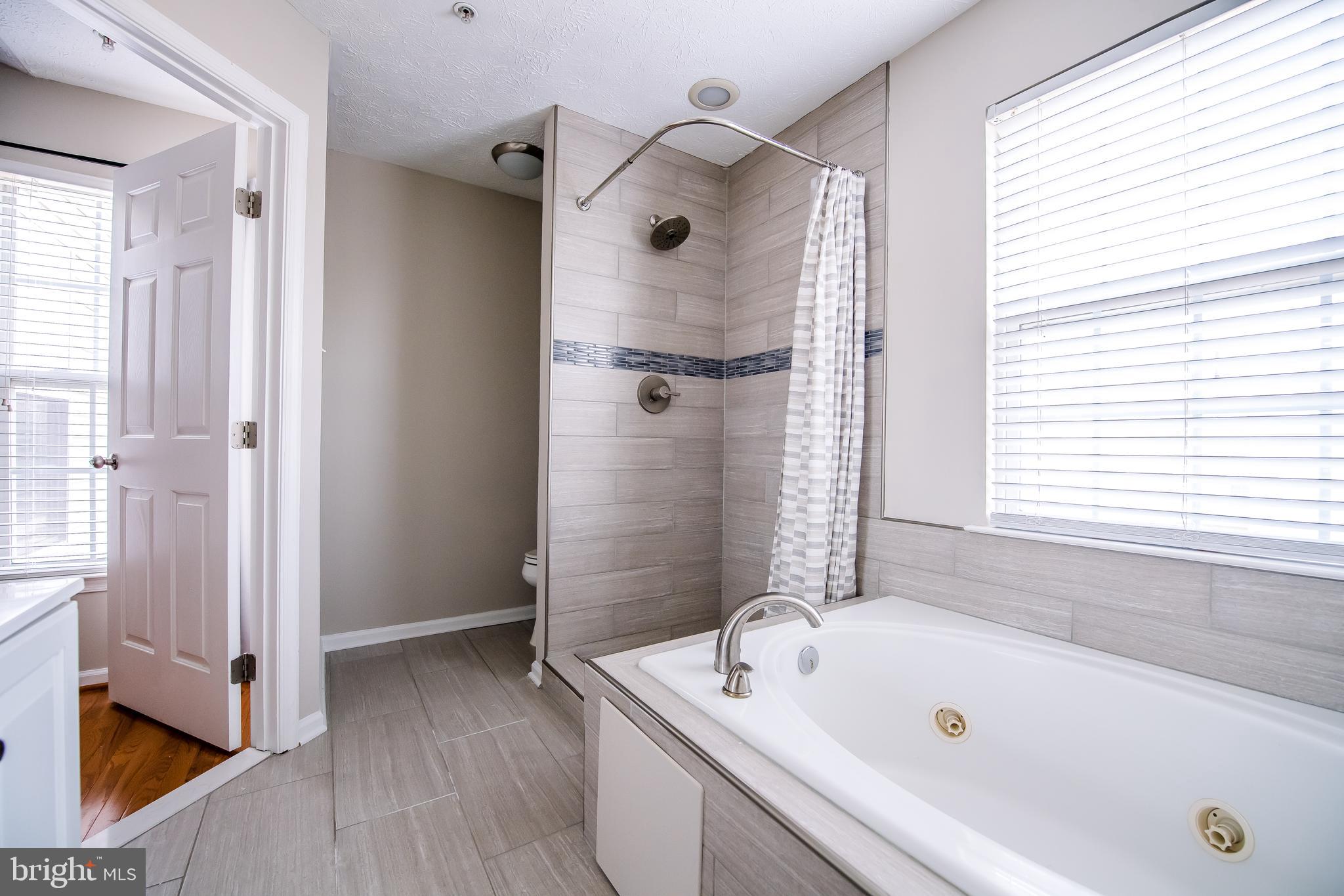 5002 Finsbury Road Rosedale, MD 21237 - Photo 15 of 29 Primary Bathroom with Jacuzzi Tub and Standup Show