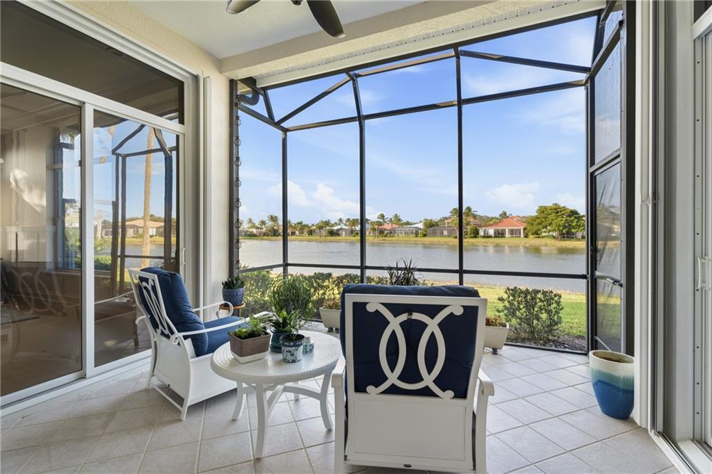 1344 Riverside Lane Vero Beach, FL 32963 - Photo 3 of 36 a view of a chairs and table in the balcony