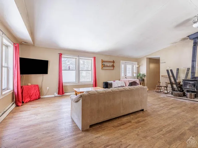 a view of a backyard of the house