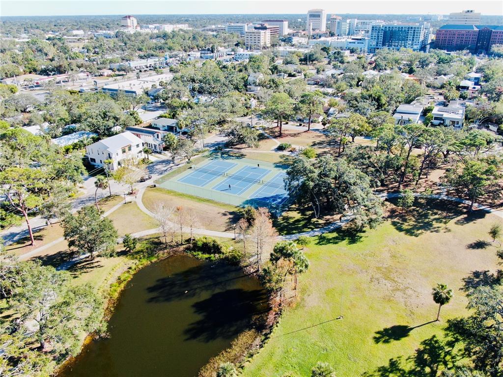 624 Goodrich Avenue Sarasota, FL 34236 - Photo 24 of 45 an aerial view of residential houses with outdoor space