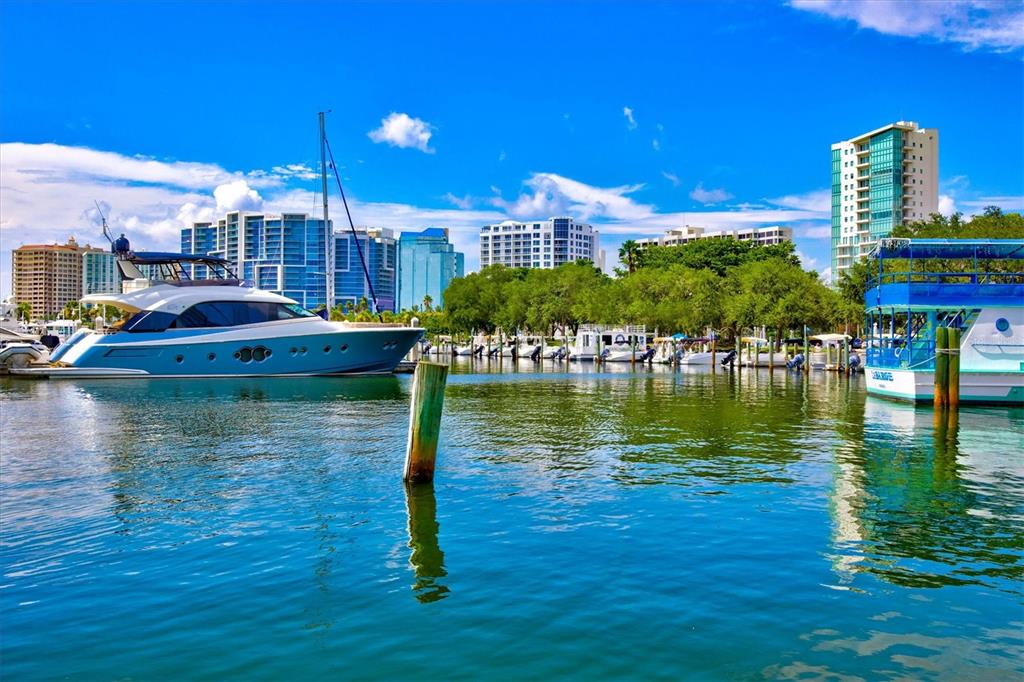 624 Goodrich Avenue Sarasota, FL 34236 - Photo 34 of 45 a view of a lake with a house swimming pool and outdoor space