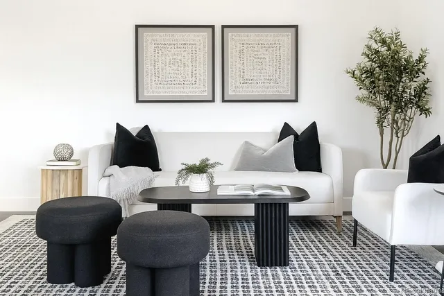 a kitchen with a stove and a refrigerator